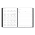 Blue Sky Enterprise Weekly Appointment Planner, Enterprise Formatting, 11 x 8.5, Black Cover, 12-Month (Jan to Dec): 2023