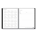 Blue Sky Enterprise Weekly/Monthly Planner, Enterprise Formatting, 11 x 8.5, Black Cover, 12-Month (Jan to Dec): 2023