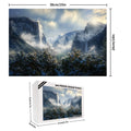 Artinhand Yosemite Snow Storm 300 Pieces Wooden Jigsaw Puzzle Gift by Deal US