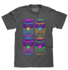 Campbell's Soup Can Pop Art T-Shirt - Charcoal Gray