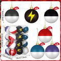 Rotatingpals 24pcs 2.4in Christmas Tree Ball Ornaments Lightning Color by Deal US