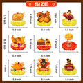 Qpout 9-Piece Thanksgiving Fall Party Table Centerpiece Decorations by Deal US