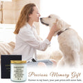 DFQ Freesia Scented Pet Memorial Candle Sympathy Gift for Dog Lovers by Deal US