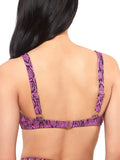 Jessica Simpson Snakecharmer Cross Front Underwire Bikini Bra, Size XL by Vanessa Jane