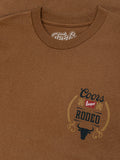 Coors Banquet Rodeo Bull Beer Front and Back T-Shirt by Tee Luv