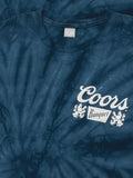 Coors Banquet Beer Logo T-Shirt - Navy Spider Tie Dye by Tee Luv