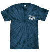 Coors Banquet Beer Logo T-Shirt - Navy Spider Tie Dye