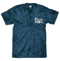 Coors Banquet Beer Logo T-Shirt - Navy Spider Tie Dye by Tee Luv
