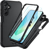 Shockproof Case for Samsung Galaxy A16 5G with Screen Protector Black