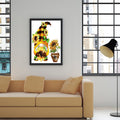 AllWenTo 5D Diamond Painting Kit Sunflower Anime Gnome 12x16 Inch by Deal US