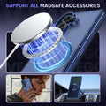 Magnetic Case for Samsung Galaxy Z Fold 7 with Built-in Screen Protector Blue by Merch Section
