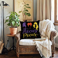 7COLORROOM Halloween Sanderson Sisters Pillow Covers 18x18 Black 4Pack by Deal US