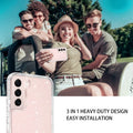 Galaxy S22 5G Glitter Full Body Case - Heavy-Duty 3-in-1 Protection for Ultimate