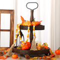 Jutom 148 PCS Fall Artificial Pumpkins Set with Pinecones Acorns Leaves by Deal US