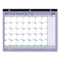 Brownline Academic 13-Month Desk Pad Calendar, 11 x 8.5, Black Binding, 13-Month (July to July): 2022 to 2023