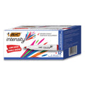 BIC Intensity Low Odor Chisel Tip Dry Erase Marker, Extra-Broad Bullet Tip, Red, Dozen