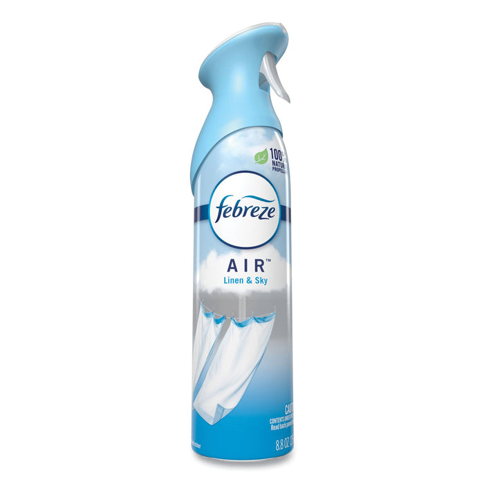 Febreze AIR, Linen and Sky, 8.8 oz Aerosol Spray, 6/Carton