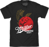 Miller Genuine Draft Eagle T-Shirt - Black