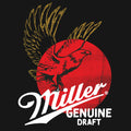 Miller Genuine Draft Eagle T-Shirt - Black by Tee Luv