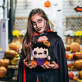 CAIYUEGG Halloween Monster Plush Purple Demon Witch Pumpkin 10 inch by Deal US
