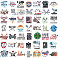 MAXSNOW Lacrosse Stickers Vinyl Decals Waterproof for Water Bottles Laptop Car by Deal US