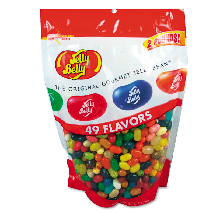 Jelly Belly Candy, 49 Assorted Flavors, 2 lb Bag