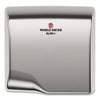 WORLD DRYER SLIMdri Hand Dryer, 110-240 V, 13.87 x 13 x 7, Brushed Stainless Steel