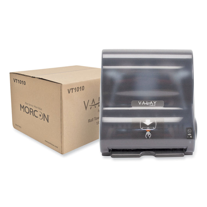 Morcon Tissue Valay 10 Inch Roll Towel Dispenser, 13.25 x 9 x 14.25, Black
