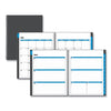 Blue Sky Collegiate Academic Year Weekly/Monthly Planner, 11 x 8.5, Charcoal Cover, 12-Month (July to June): 2022 to 2023
