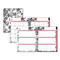 Blue Sky Analeis Create-Your-Own Cover Weekly/Monthly Planner, Floral, 11 x 8.5, White/Black/Coral, 12-Month (July-June): 2022-2023