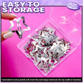 YGDZ Star Hair Clips and Barrettes Set - 20 pcs 1.22" Y2K Hair Accessories, 10 pcs 1.61" Silver Clips for Girls Women, Rave Accessories, Non-Slip Metal Snap Hair Clips