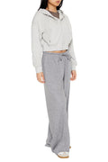 Forever 21 Ribbed Knit High-Rise Pants Dark Grey Size M by Deal US