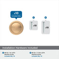 Amerock Champagne Bronze Cabinet Knob 1-3/16in 10 Pack Zinc Hardware by Deal US