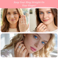 Ring Size Adjuster 100-Pack – Invisible Clear Silicone Spacers for Oura Ring Gen 4/3, Samsung Galaxy Ring & Smart Rings
