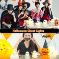 Nafhone Halloween Ghost Flameless LED Candles 4 Pack Real Wax White 8x7cm by Deal US