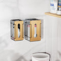 Stylstoreazy 2 Pack Wall Mount Grocery Bag Holder Bamboo Top Black Large by Deal US