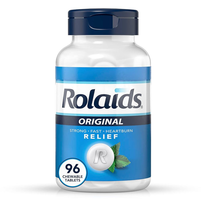 Rolaids Ultra Strength 72 Chewable Tablets Assorted Fruit Extra Strength 96 Mint Chewable Tablets Heartburn Relief by Pasteur Pharmacy