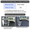 uxcell 32.5mm Sapphire Crystal Watch Glass Lens Round Flat 1.5mm Replacement by Deal US