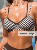 CUPSHE Womens Bikini Sets Two Piece Swimsuit High Waisted Underwire , medium by Vanessa Jane