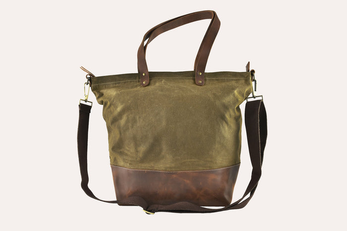 Boyfriend Tote Canvas by Kiko Leather