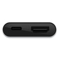 Belkin USB-C to HDMI + Charge Adapter, HDMI/USB-C(F)/USB-C(M), 2.53", Black