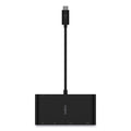 Belkin USB-C Multimedia + Charge Adapter, 4K HDMI/USB-A/USB-C/VGA, 4.9 ft, Black