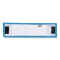Rubbermaid Adaptable Flat Mop Pads, Microfiber, 19.5 x 5.5, Blue