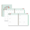 Blue Sky Laurel Weekly/Monthly Planner, Laurel Floral Artwork, 9 x 7, Green/Pink/Orange Cover, 12-Month (Jan to Dec): 2023