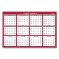 Blue Sky Classic Red Laminated Erasable Wall Calendar, Classic Red Artwork, 48 x 32, White/Red/Gray Sheets, 12-Month (Jan-Dec): 2023