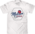 Molson Canadian Beer T-Shirt - White by Tee Luv