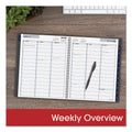 AT-A-GLANCE DayMinder Academic Weekly/Monthly Desktop Planner, Timed Appointments, 11 x 8, Charcoal Cover, 12-Month(July-June): 2022-2023