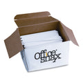 Office Snax Plastic Stir Sticks, 5", White, 1,000/Box