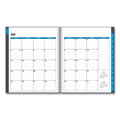 Blue Sky Collegiate Academic Year Weekly/Monthly Planner, 11 x 8.5, Charcoal Cover, 12-Month (July to June): 2022 to 2023