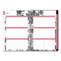 Blue Sky Analeis Create-Your-Own Cover Weekly/Monthly Planner, Floral, 8 x 5, White/Black/Coral, 12-Month (July to June): 2022 to 2023